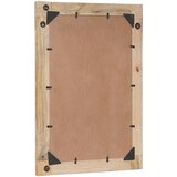  Ogledalo Zidne s ogledalom Smeđa i crna 70 x 50 x 3 cm Stakl | shoptok.hr