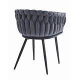 Orion stolica - tamnosivi baršun / crne noge x 1 | shoptok.hr