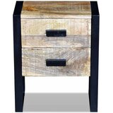  Bočni Stol sa 2 ladice Čvrsto Mango drvo 43x33x51 cm | Eponuda.ba