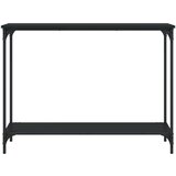 Konzolni stol crni 101 x 30 5 x 75 cm od konstruiranog drva | shoptok.hr