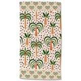 Good Morning Zeleni/bež ručnik za plažu od samta 100x180 cm Cezan – | shoptok.hr