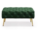AKORD Madrid Tabure, Stekleničasto Zelena, (5000332423) | Shoptok.si