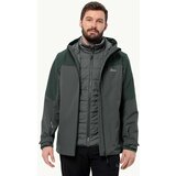 Jack Wolfskin Muška jakna GLAABACH 3IN1 JKT M Jacket, Maslinasta Cene