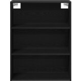 vidaXL Visoki ormar Crni hrast 69.5x34x180 cm Nuralni materijal | shoptok.hr