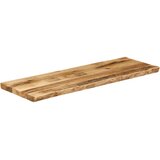 Stolna ploča sa živi rub 140x40x2,5cm masivno grubo drvo manga | shoptok.hr
