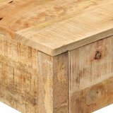 vidaXL Konzolni stol s 2 ladice 110 x 35 x 75 cm masivno drvo manga - Smeđa 1 110 cm | shoptok.hr