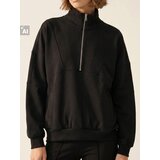 Sinsay Pamučna majica s polovičnim patentnim zatvaračem | shoptok.hr