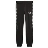 Puma ESS TAPE CAMO SWEATPANTS FL B Crna