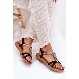 ARTIKER Flat Women's Sandals With Decorations | Shoptok.si