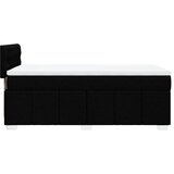 Box spring krevet s madracem crni 90x190 cm od tkanine | shoptok.hr