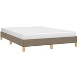  Okvir za krevet bez madraca smeđesivi 140 x 190 cm od tkanine | Eponuda.ba