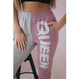 Kesi Women's sweatpants with QUEEN inscription dark pink | ePonuda.com