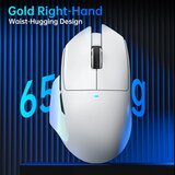 Attack Shark bežični gaming miš V6 PAW3311/25000 dpi/omron switches/white + charging dock | Eponuda.com