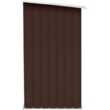  Vrtna ostava za drva od pocinčanog čelika 163x83x154 cm smeđa | shoptok.hr