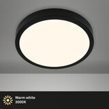 BRILONER 3703-015 - led plafonsko svetlo runa LED/24W/230V 3000K prečnik 38 cm crna | Eponuda.com