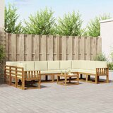  Set vanjskih sofa 11 kom. Prirodna i krem | shoptok.hr