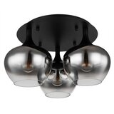 Lesnina XXXL Globo 15548-3D - Plafonski luster MAXY 3xE27/40W/230V crna | Eponuda.com
