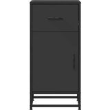  Komoda - Predalnik črna 35,5x35x76 cm inženirski les in kovina, (21719929) | Shoptok.si