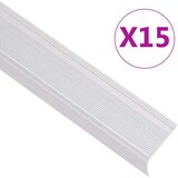 Rubnjaci za stepenice L-oblik 15 kom aluminijski 90 cm srebrni Cijene