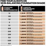 Smashbox Always On Skin Balancing Foundation dugotrajni puder nijansa L20N - LEVEL-TWO LIGHT WITH A NEUTRAL UNDERTONE 30 ml | shoptok.hr