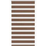 vidaXL Zavjesa zebra smeđa 70x150 cm širina tkanine 65,9 cm poliester | shoptok.hr
