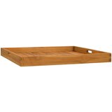 vidaXL Servirni pladenj 70x70 cm trdna tikovina, (21410140) | Shoptok.si
