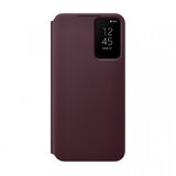 Samsung original torbica clear view ef-zs906cee za galaxy s22 plus 5g - bordo rdeča Cene