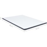  Nadmadrac za krevet s opružnim madracem 200 x 140 x 5 cm srednje mekan | shoptok.hr
