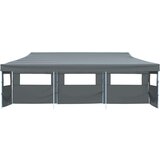 vidaXL Zložljiv pop-up vrtni šotor s 5 stranicami 3x9 m antraciten | Shoptok.si