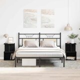  Noćni ormar 2 pcs Crni hrast 35 x 35 x 55 cm Konstruirano drvo | shoptok.hr