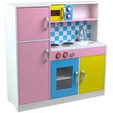 Bebi Market KINDER HOME Drvena kuhinja, dečija igračka za igranje uloga sa šarenim dizajnom | Eponuda.com