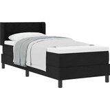  Postelja boxspring z vzmetnico z vzmetnico Črna 80 x 200 cm, (5000126140) | Shoptok.si