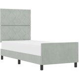  Krevet s opruga kutije Svjetlosiva 80 x 200 cm Baršun | shoptok.hr