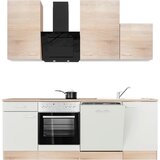 Flex-Well Kuhinjski Blok Z Aparati Samoa, Bela, Barva Hrasta | Shoptok.si