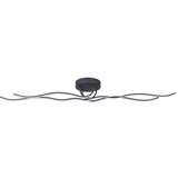 Eglo Roncade 1 zidna/plafonjera/4, led, 40w, d-1160, alu/crno bela | Eponuda.com