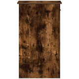 vidaXL Računalniški stolp s predalom dimljen hrast 35x45x77 cm | Shoptok.si