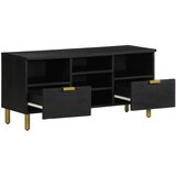Maison Chic TV omarica - TV enota - Televizijska omarica črna 100x33x46 cm iz umetnega lesa, (21699771) Cene