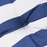  Jastuci za stolice s niskim naslonom 6 kom. plavo-bijele prugaste oxford tkanine - plava i bijela prugasta 6 with 2 elastic st | shoptok.hr