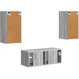  Set TV komoda Zidne 2 pcs Siva Sonoma Konstruirano drvo | Eponuda.com