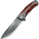 sklopivi nož YC-39077 - Tip2 / Siva / Crvena KP39077