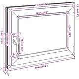  Prozor za podrum RISOR Antracit 80 x 50 cm PVC i staklo - Antracit 80 x 60 cm (trostruki sloj) Naginjanje i okretanje desno | shoptok.hr