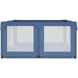  Dječja ogradica za igru s 2 vrata svjetloplava tkanina Oxford | shoptok.hr