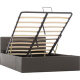 Furnova Dvižni posteljni okvir sivo umetno usnje 120x200 cm, (21935263) | Shoptok.si