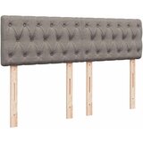  Krevet s oprugama i madracem smeđesivi 140 x 190 cm od tkanine | shoptok.hr