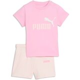 Puma Set majica i šorts za devojčice Minicats Ess Tee And Shorts Set Inf, Roze | Eponuda.com
