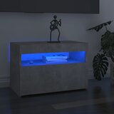 vidaXL TV omarica z LED lučkami 2 kosa betonsko siva 60x35x40 cm Cene