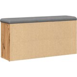  Klupa za cipele obrtnički hrast 102x32x50 cm izrađeno drvo | shoptok.hr
