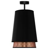  Duolla - Plafonski luster BELL SHINY 1xE27/15W/230V, prečnik 25 cm, crna/bakrena | Eponuda.com