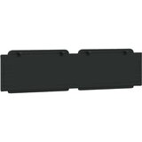 vidaXL Jastuk za uzglavlje crni 193 cm od umjetne kože | shoptok.hr