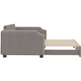  Izvlečna dnevna postelja taupe 100x200 cm blago, (20787897) | Shoptok.si